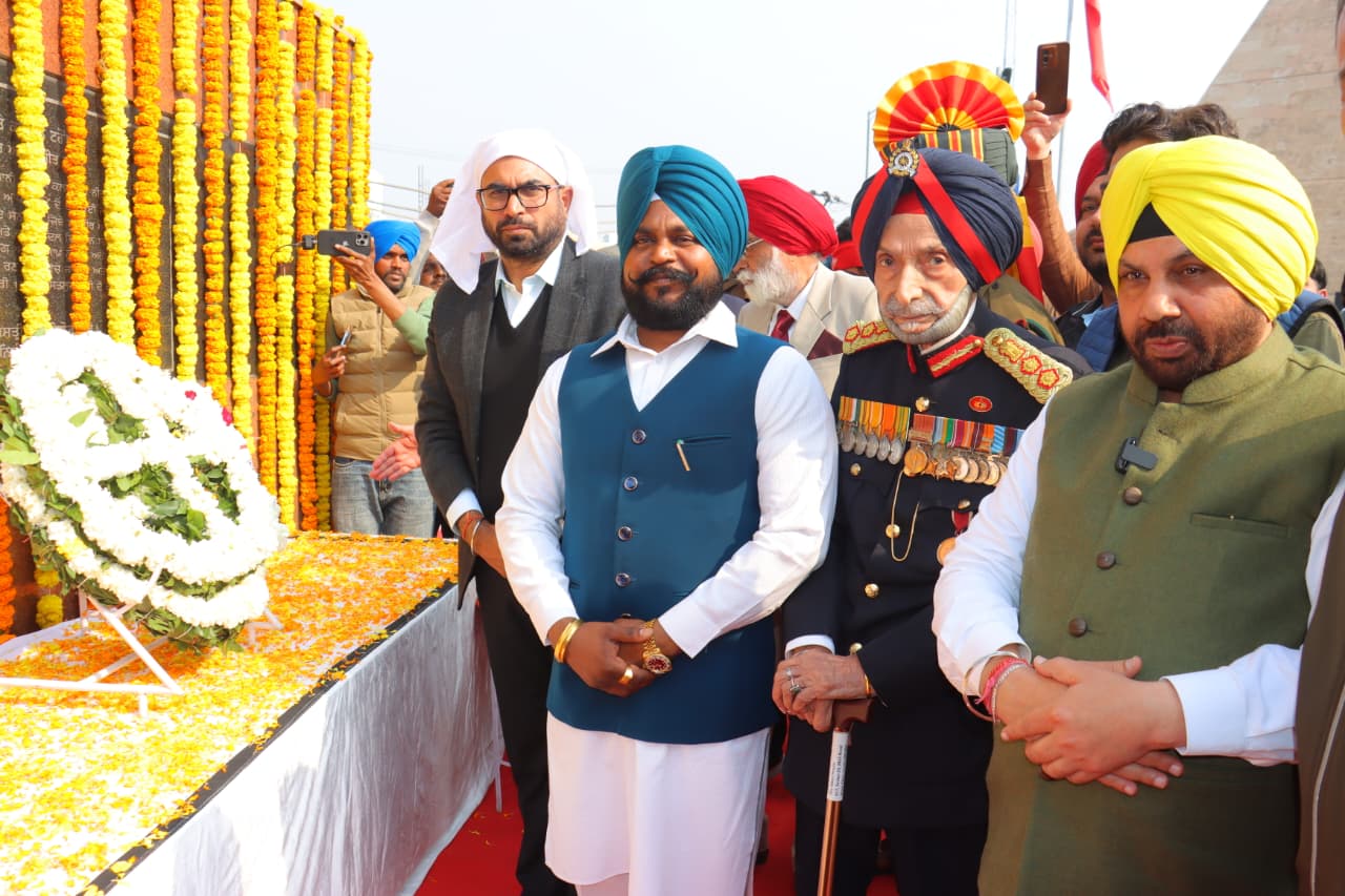 On the occasion of the 180th martyrdom day of General Sham Singh Attari, Punjab Government held a state-level function at Narayangarh and Attari